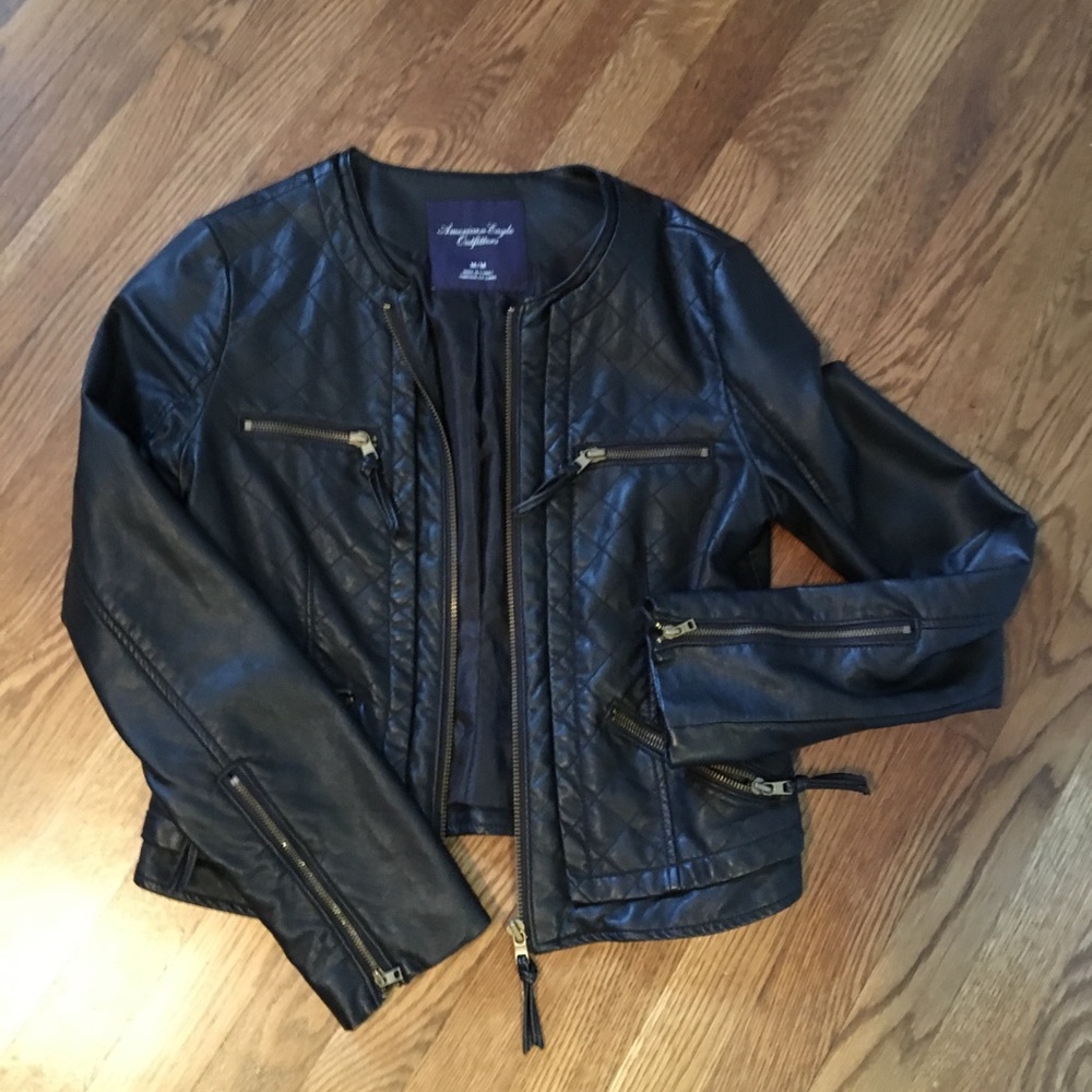 American Eagle Leather Jacket